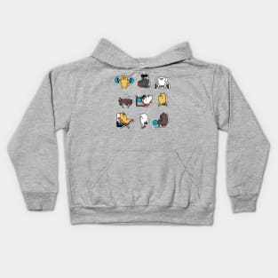 Leg Day with Cat Cat Kids Hoodie